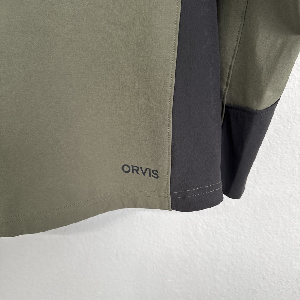 Orvis Pro LT Softshell Pullover 3/4 Zip Men Size S NWT - Picture 6 of 13